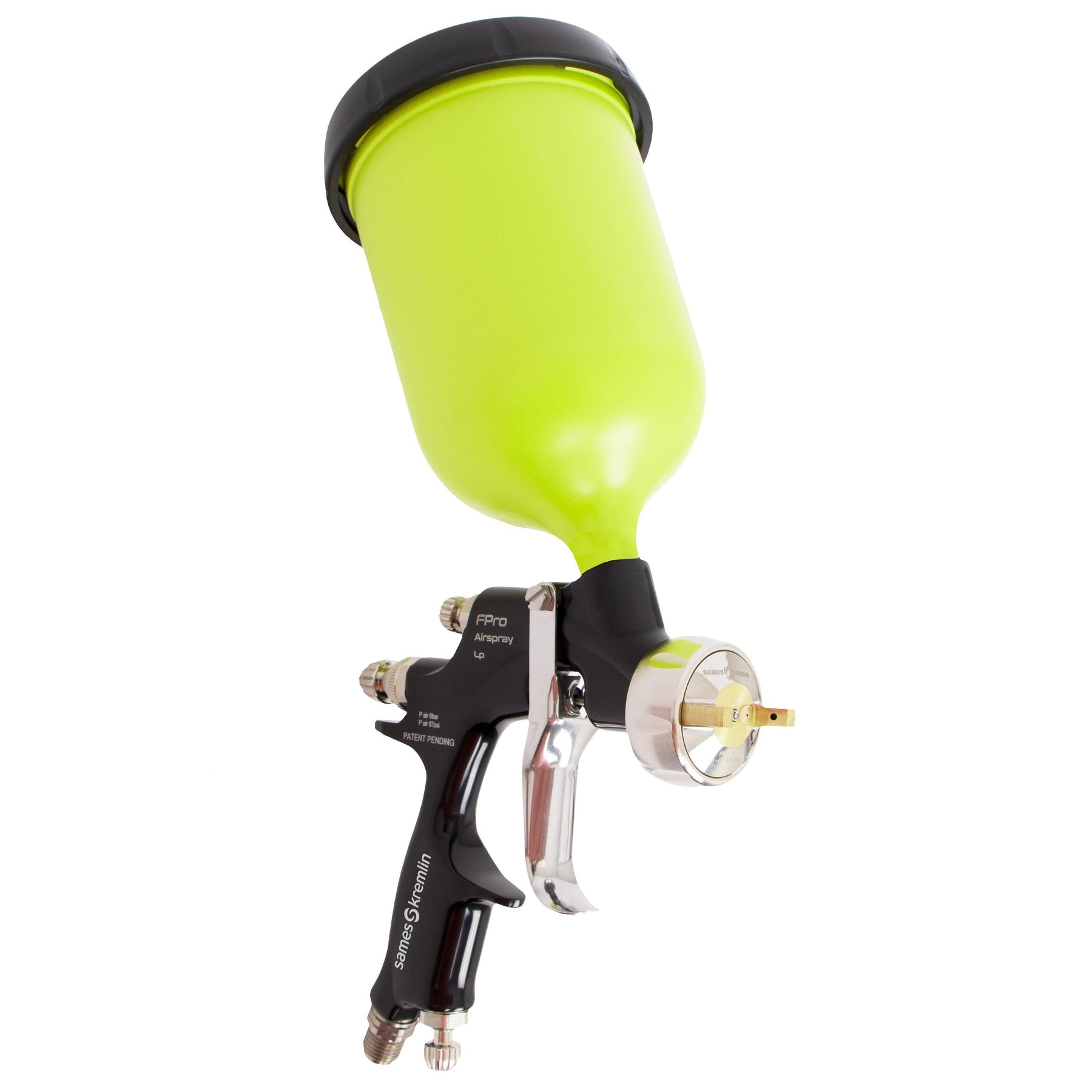 Sames F-Pro G HVLP Gravity Gun, 1.8 Needle & Nozzle