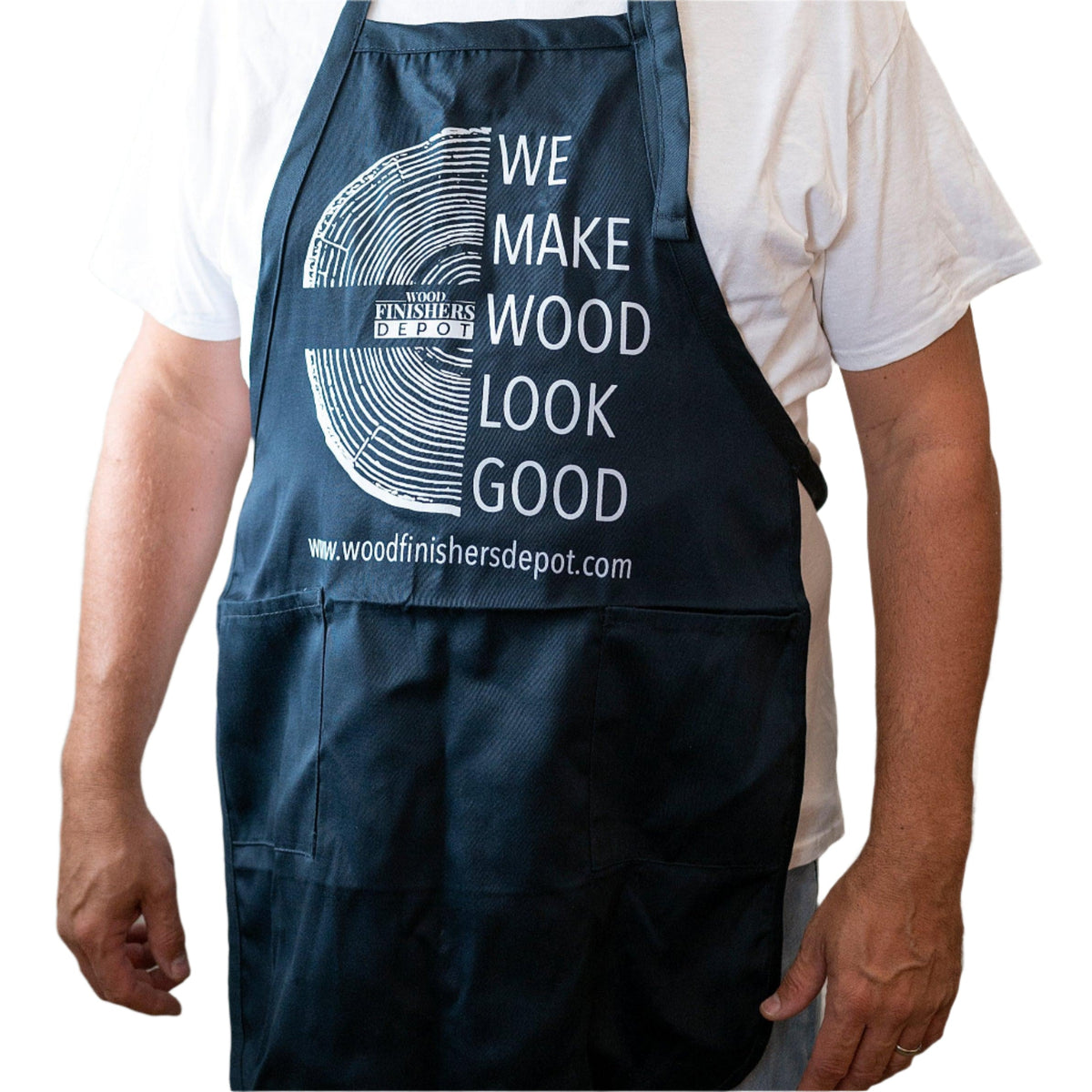 WFD Navy Cloth Apron - Finishers Depot