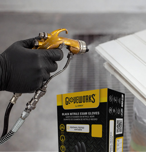 Black Nitrile Gloves 7 Mil | Industrial & Shop Use