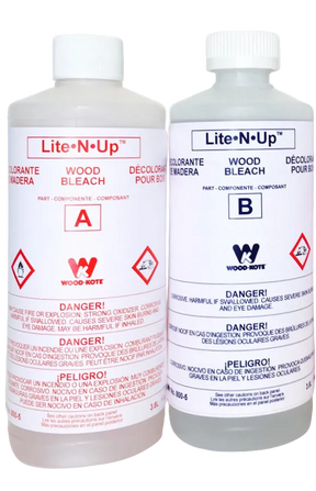 Lite-N-Up Wood Bleach - 1 Qt Kit Case