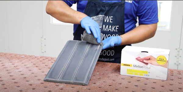 Using mirka mirlon abrasives